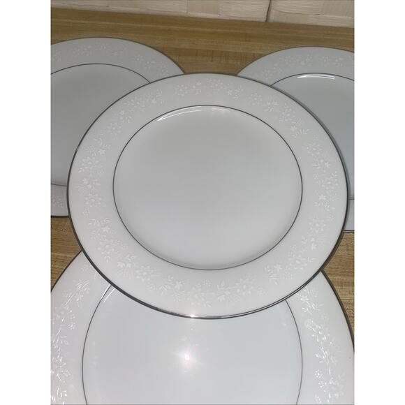 Set Of 4 Noritake Buckingham 6438 8.25" Bread /Salad Plates Made In Japan - Picture 2 of 5